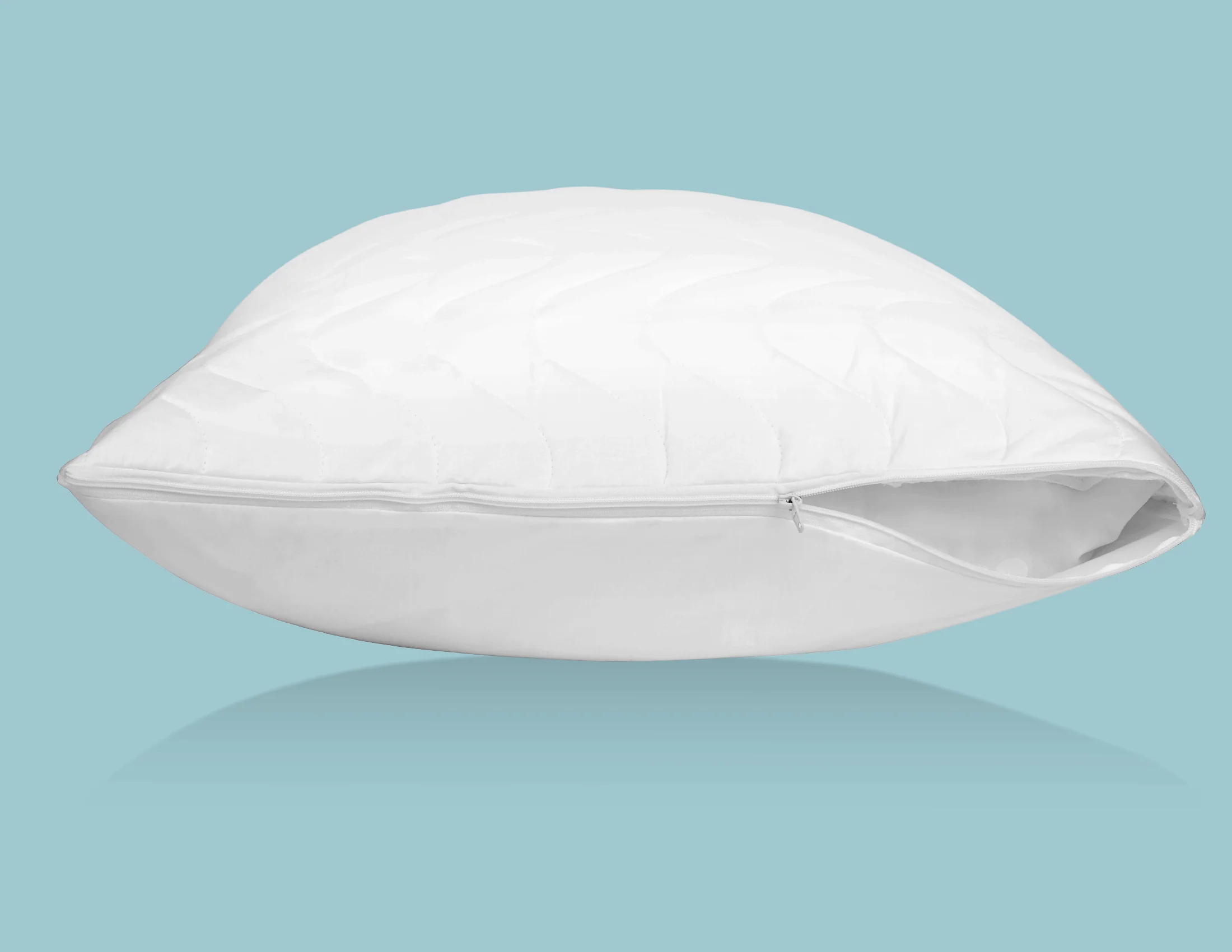 100% Cotton Quilted Pillow Protector - Give your water pillow an extra layer of comfort - Image 4
