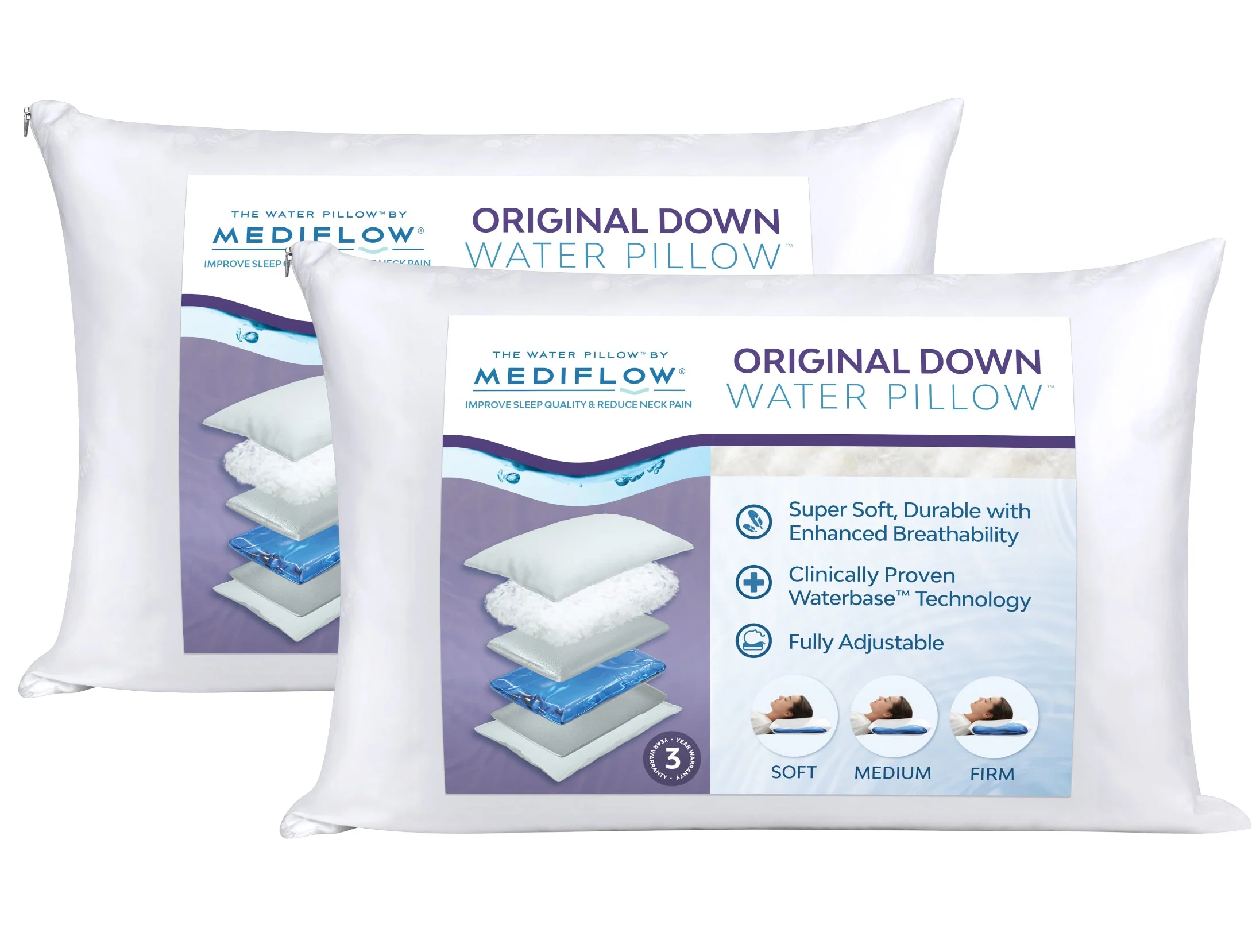 Mediflow Water Pillow - Original Down - Image 9