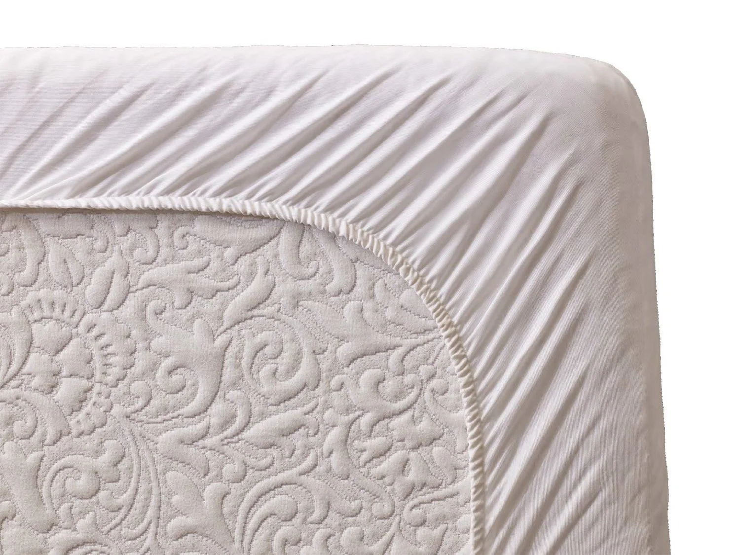 Overstuffed Cotton Sateen Mattress Pad - Image 4